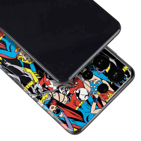 DC Comics Wonder Woman DC Bombshells Characters Pattern Galaxy S21 Ultra 5G Skin